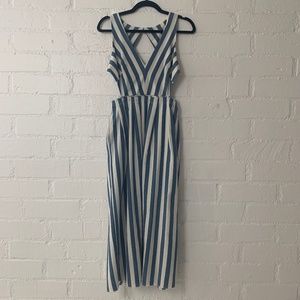 cutout distressed stonewashed cotton denim dress!